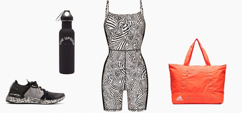 <strong>Look 3</strong><br /> <strong>The Upside</strong> playsuit<br /> <em>Via Farfetch.com</em><br /> <strong>Adidas by Stella McCartney </strong>bag<br /> <em>Via Farfetch.com</em><br /> <strong>The Upside</strong> water bottle<br /> <em>Via Matchesfashion.com</em><br /> <strong>Adidas by Stella McCartney</strong> sneakers<br /> <em>Via Matchesfashion.com</em>