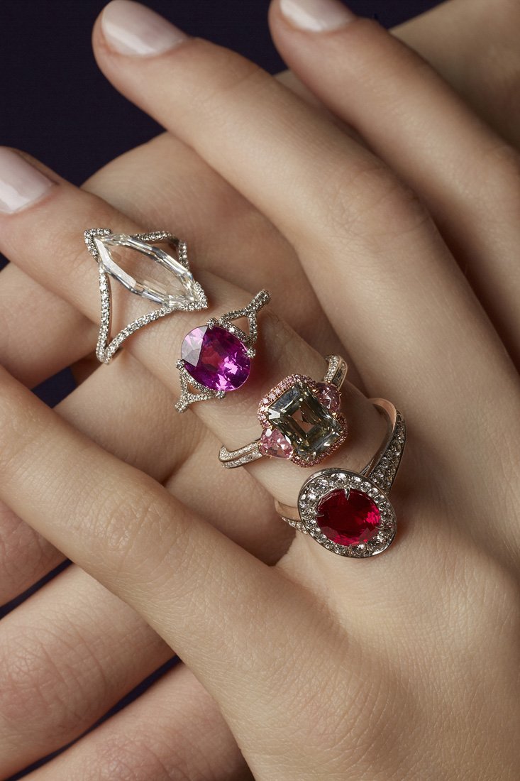 Adorn Your Fingers with a Center-Stone Ring
