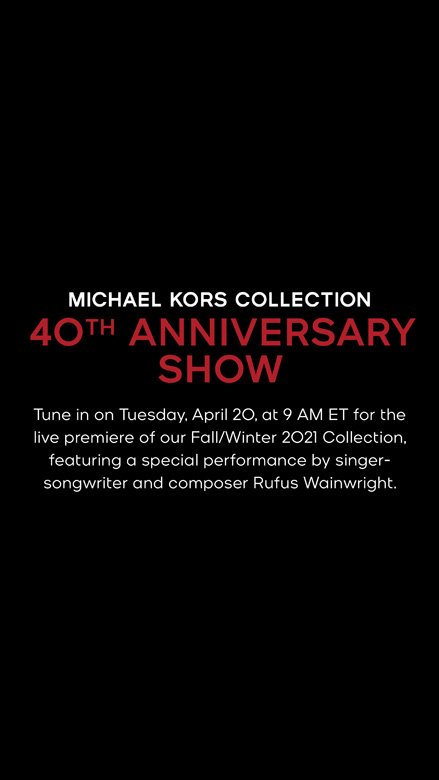 Live Streaming - Michael Kors' FW21 40th Anniversary Presentation
