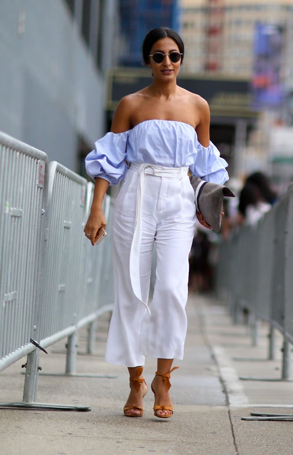 Off the shoulder look outlet