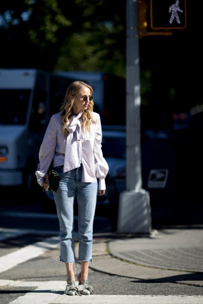 Turn Denim Into An Office-Appropriate Outfit
