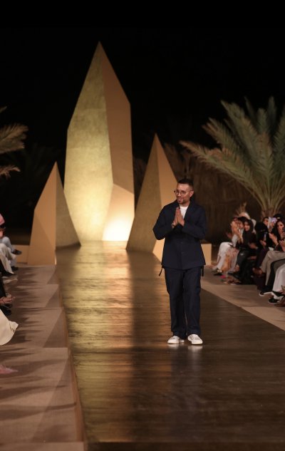 Exploring AlUla through Rami Kadi’s Spring-Summer 2024 Collection
