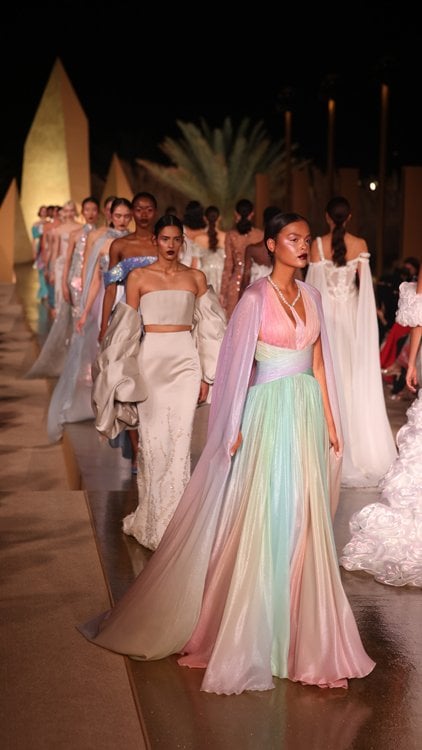 AlUla Witnesses Firsthand the Reveal of Rami Kadi’s Spring/Summer 2024 Collection
