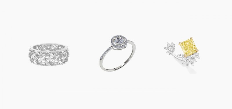 <strong>Set 5 </strong><br />
Dior’s My Dior ring on your index<br />
Messika Paris’ The Radian Firebird ring on your middle finger<br />
Atasay’s diamond ring on your pinky
