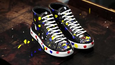 نظرة إلى ما وراء كواليس عرض مجموعة Dior Homme Sneakers لربيع 2017
