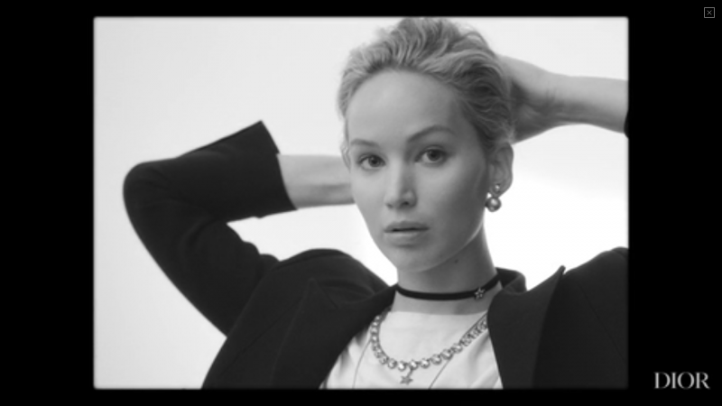 Dior Unveils New Video Campaign with Jennifer Lawrence
