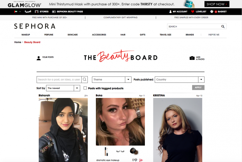 Meet Sephora’s Beauty Board
