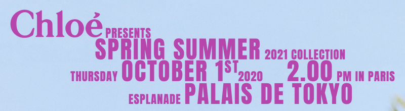 Live Streaming - Chloé Spring-Summer 2021 Runway Show
