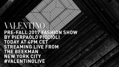 Valentino Pre-Fall Show in New York- Live Streaming
