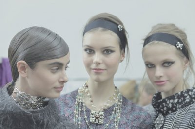 Backstage Beauty at Chanel Fall 2015
