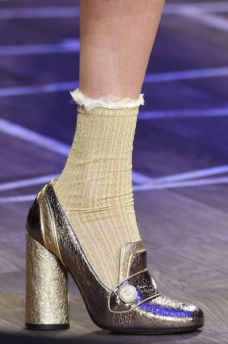 Heels with socks 217 hot sale