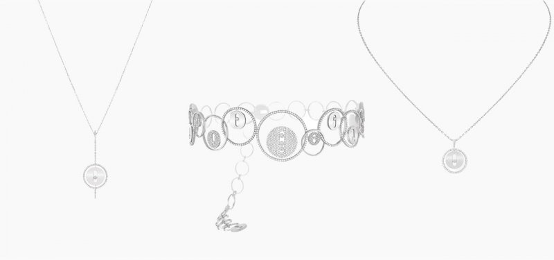 <strong>Messika Paris</strong> Lucky Move choker<br /> <strong>Messika Paris</strong> Lucky Move pendant<br /> <strong>Messika Paris</strong> Lucky Move Arrow necklace
